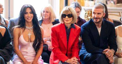 Fans convinced Anna Wintour 'snubbed' Kim Kardashian at Victoria Beckham's fashion show - www.ok.co.uk - Paris - county Harper