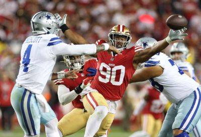 San Fransisco 49ers Defeat Dallas Cowboys In NBC’s Most-Watched ‘Sunday Night Football’ Matchup Ever — NFL Week 5 Ratings - deadline.com - Chicago - Washington - city Baltimore