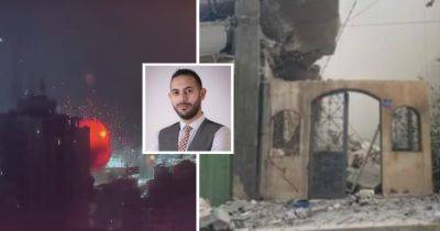 Scots uni professor watched in horror as family home in Gaza bombed live on TV - www.dailyrecord.co.uk - Scotland - Israel