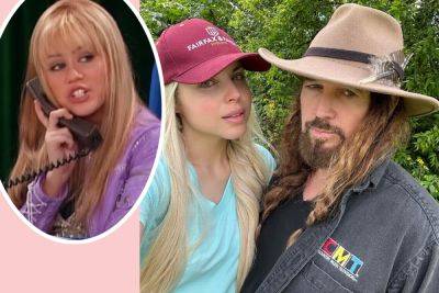 Billy Ray Cyrus Marries Much Younger Fiancée He Met On Hannah Montana Set - perezhilton.com - Montana