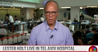 Lester Holt Talks NBC News’ Israel Coverage: ‘I Think This Will Be A Long TV Deployment’ - variety.com - Israel - Lebanon - city Amman
