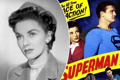‘Adventures of Superman’ star Phyllis Coates, TV’s original Lois Lane, Dead at 96 - nypost.com - Congo