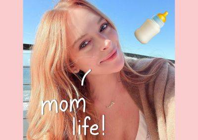 Lindsay Lohan In At The 'Most Stable & Confident Place In Her Life' Since The Birth Of Her Son! - perezhilton.com - USA