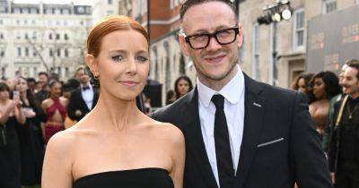 Stacey Dooley shares adorable birthday surprise for Kevin Clifton as he cuddles baby Minnie - www.ok.co.uk