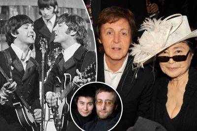 Paul McCartney likens Yoko Ono attending Beatles recordings to workplace ‘interference’ - nypost.com - Britain