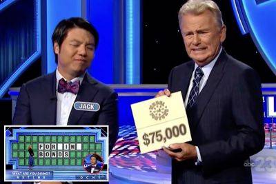 Pat Sajak bluntly tells ‘Wheel of Fortune’ contestant he didn’t have ‘any chance’ at winning - nypost.com