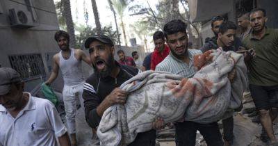 Israeli air strike on Gaza hospital 'kills at least 500 people', health ministry reports - www.dailyrecord.co.uk - USA - Israel - Palestine - city Gaza