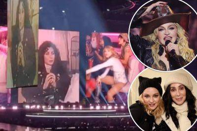 Madonna’s ‘Celebration’ tour features an ‘envious’ Cher video calling her ‘mean’ - nypost.com
