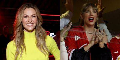 Erin Andrews Confirms She Sent Chiefs Windbreaker to Taylor Swift, Which She Wore to Game - Buy It Now! - www.justjared.com - Los Angeles - Chicago - Las Vegas - Taylor - Arizona - Detroit - Houston - county Brown - county Travis - city Indianapolis - county Cleveland - city Lions - Kansas City - city Baltimore - city Jacksonville