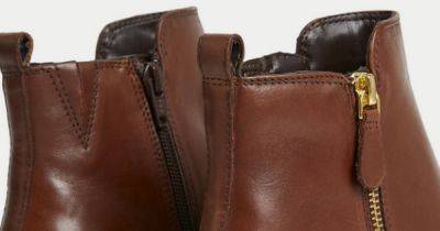 Marks and Spencer's 'smart' for work leather autumn boots hailed so 'comfortable', fashion fans want both colours - www.manchestereveningnews.co.uk