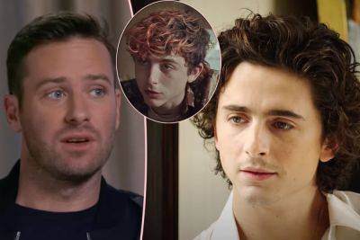 Timothée Chalamet Breaks Silence On Armie Hammer Allegations -- And His Own Cannibal Movie! - perezhilton.com