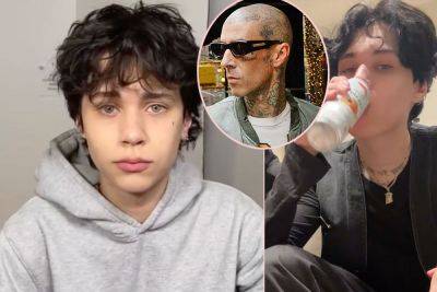 Travis Barker's Son Landon Reveals He Used To Struggle With ‘Abusing’ Alcohol -- He's 20 Years Old! - perezhilton.com - Canada