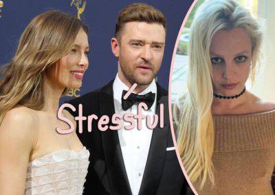 Justin Timberlake & Jessica Biel 'Reeling' After Britney Spears' Abortion Claims! - perezhilton.com - USA