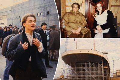 New ‘Titanic’ behind-the-scenes photos with young Leonardo DiCaprio and Kate Winslet revealed - nypost.com - Britain - France - California - Mexico - county Jack