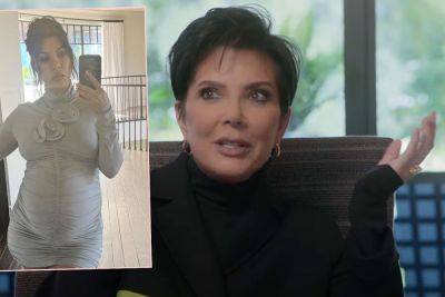 Kris Jenner Says She Learned Kourtney Kardashian Was Pregnant ‘On The News’ -- But Fans Say She’s Lying! - perezhilton.com