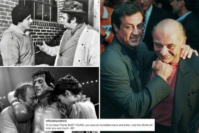 Sylvester Stallone pays tribute to late ‘Rocky’ actor Burt Young - nypost.com - New York - city Chinatown