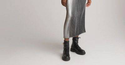 La Redoute's £39 'Maje dupe' silver midi skirt is the only item you'll need this party season - www.ok.co.uk