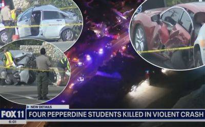 Four College Students Killed After Being Struck By Out Of Control Car Along Malibu's Pacific Coast Highway - perezhilton.com - Malibu - Los Angeles - Israel - Palestine