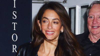 Amal Clooney Mixes Up Her Sequin Dresses With a Slinky Crop Top and Skirt Set - www.glamour.com - Britain