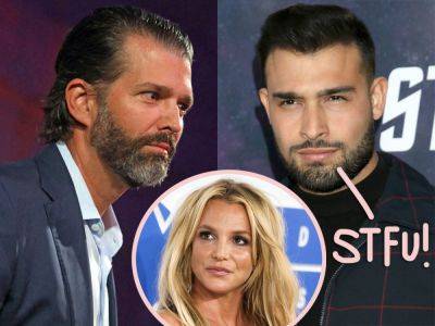 Sam Asghari DEFENDS Ex Britney Spears Against 'Bully' Donald Trump Jr. After Rude Meme! - perezhilton.com