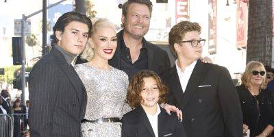 Gwen Stefani Gets Support From Blake Shelton, Her 3 Kids at Walk of Fame Ceremony! - www.justjared.com - Hollywood - city Kingston