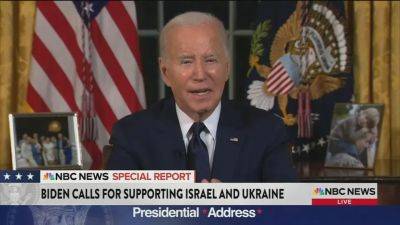 President Joe Biden Addresses Israel-Hamas War: ‘We Cannot Give Up on a Two-State Solution’ - variety.com - USA - Ukraine - Egypt - Israel - Palestine