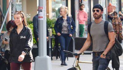 Justin Theroux Spotted Leaving Gym with Girlfriend Nicole Brydon Bloom After a Thursday Workout - www.justjared.com - New York - Iraq