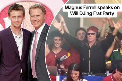 Will Ferrell’s son raves over actor dad’s viral DJ set at college frat party - nypost.com - California