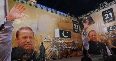 Former Pakistan prime minister Nawaz Sharif returns home ahead of vote - www.dailyrecord.co.uk - London - Pakistan - Dubai - Saudi Arabia - Uae - city Lahore