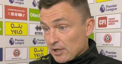 Sheffield United boss Paul Heckingbottom makes Manchester United admission after defeat - www.manchestereveningnews.co.uk - Manchester