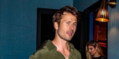 Glen Powell Celebrates 35th Birthday With Celeb Friends at the Fleur Room in West Hollywood! - www.justjared.com
