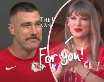 Taylor Swift Wore THIS In Honor Of Travis Kelce At Kansas City Chiefs Game! - perezhilton.com - Kansas City