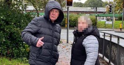 "Horrible f****** woman": Foul-mouthed OAP made sick taunts to neighbour after coming home drunk from the pub... then is seen giving a cheery THUMBS UP outside court - www.manchestereveningnews.co.uk