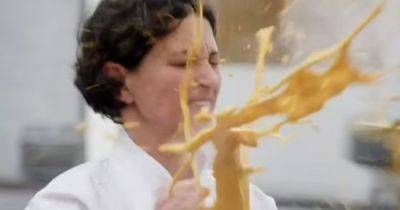 Masterchef: The moment a blender explodes and covers chef in boiling soup forcing her to quit - www.ok.co.uk - Brazil - county Gregg