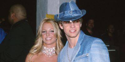 Britney Spears Comments on Iconic Denim-on-Denim Look with Justin Timberlake - www.justjared.com - USA