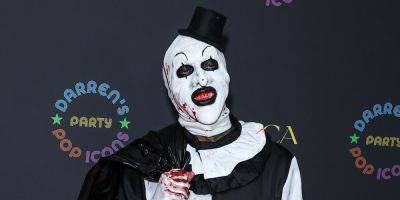 Tyga 'Terrifies' in Art the Clown Halloween Costume - See the Photos! - www.justjared.com - New York - Beverly Hills