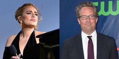 Adele Praises Matthew Perry For Being 'So Open' About His Struggles In Tribute - www.justjared.com - Los Angeles - Hollywood - Las Vegas