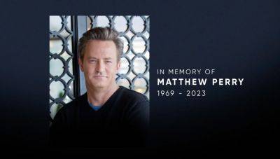 Matthew Perry tribute added to each ‘Friends’ season on Max - nypost.com - California