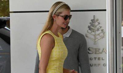 Ivanka Trump wears preppy yellow dress while at the Four Seasons Miami - us.hola.com - Miami