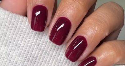 Cherry mocha nails is the easiest autumn manicure trend to try at home - www.ok.co.uk - Poland