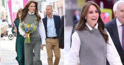 Kate Middleton's ‘relatable rebrand’ as she surprises in bold sweater vest - www.ok.co.uk - Britain - Ukraine