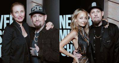 Cameron Diaz & Nicole Richie Support Their Husband Benji & Joel Madden at Veeps All Access Launch Party - www.justjared.com - Los Angeles