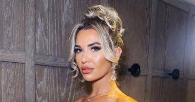 Christine McGuinness branded 'modern princess' as she gives 'confirmation' while dazzling in plunging gown after asking 'pray for me' - www.manchestereveningnews.co.uk - London - Manchester