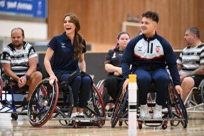 Kate Middleton says she’s ‘worried’ about bandaged finger during wheelchair rugby - nypost.com - Ukraine - Indiana - Singapore