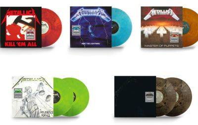 Metallica to re-release first five albums on limited coloured vinyl - www.nme.com