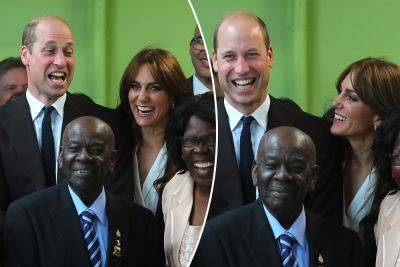 ‘Who’s pinching my bottom?’ Prince William gets cheeky at royal engagement - nypost.com - Britain - London - California - Singapore