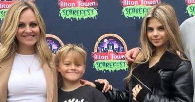Fans say Tina O'Brien's daughter is her 'double' as they enjoy day out at Alton Towers - www.manchestereveningnews.co.uk - county Charles