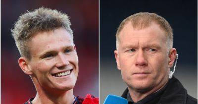 Scott McTominay justifies Paul Scholes comments amid Manchester United U-turn - www.manchestereveningnews.co.uk - Manchester - Beyond