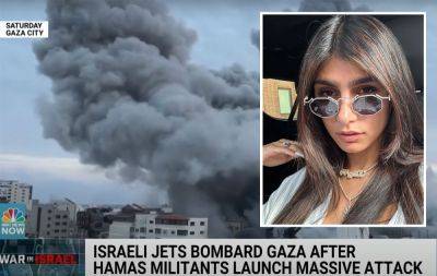 Gross! Porn Star Mia Khalifa Praises Attacks In Israel -- Tells Hamas To Film 'Horizontal' So She Can See Killings Better! - perezhilton.com - New York - Israel - Lebanon