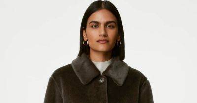 Shoppers are loving M&S’ £65 faux fur collared jacket that’s perfect for the cold weather - www.ok.co.uk